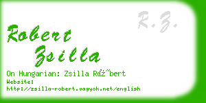 robert zsilla business card